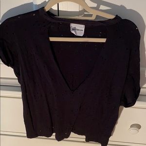 Better B v neck shirt